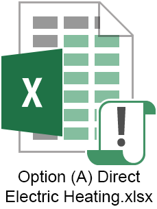 Option A Direct electric heating